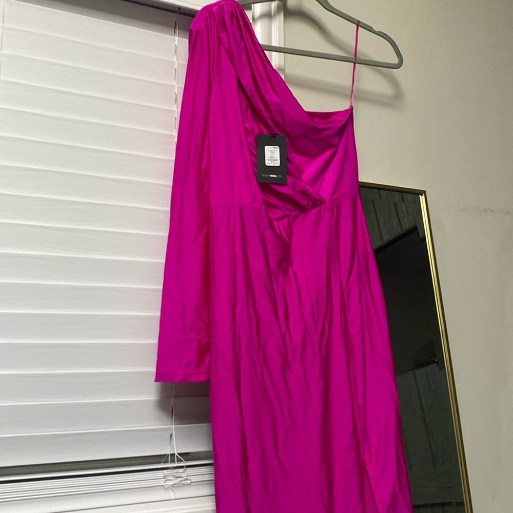 Fashion Nova Maxi silk dress